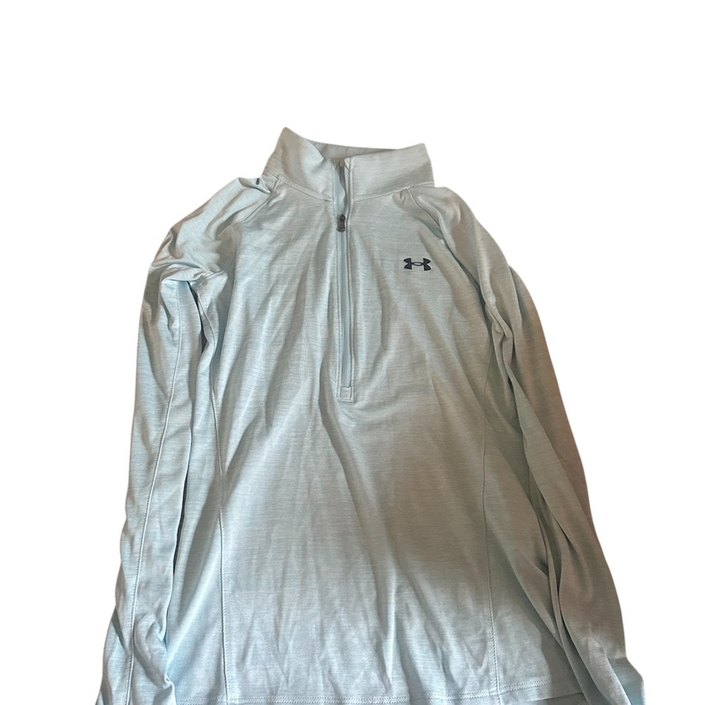 Under Armour Light Blue Drifit Performance Pullover